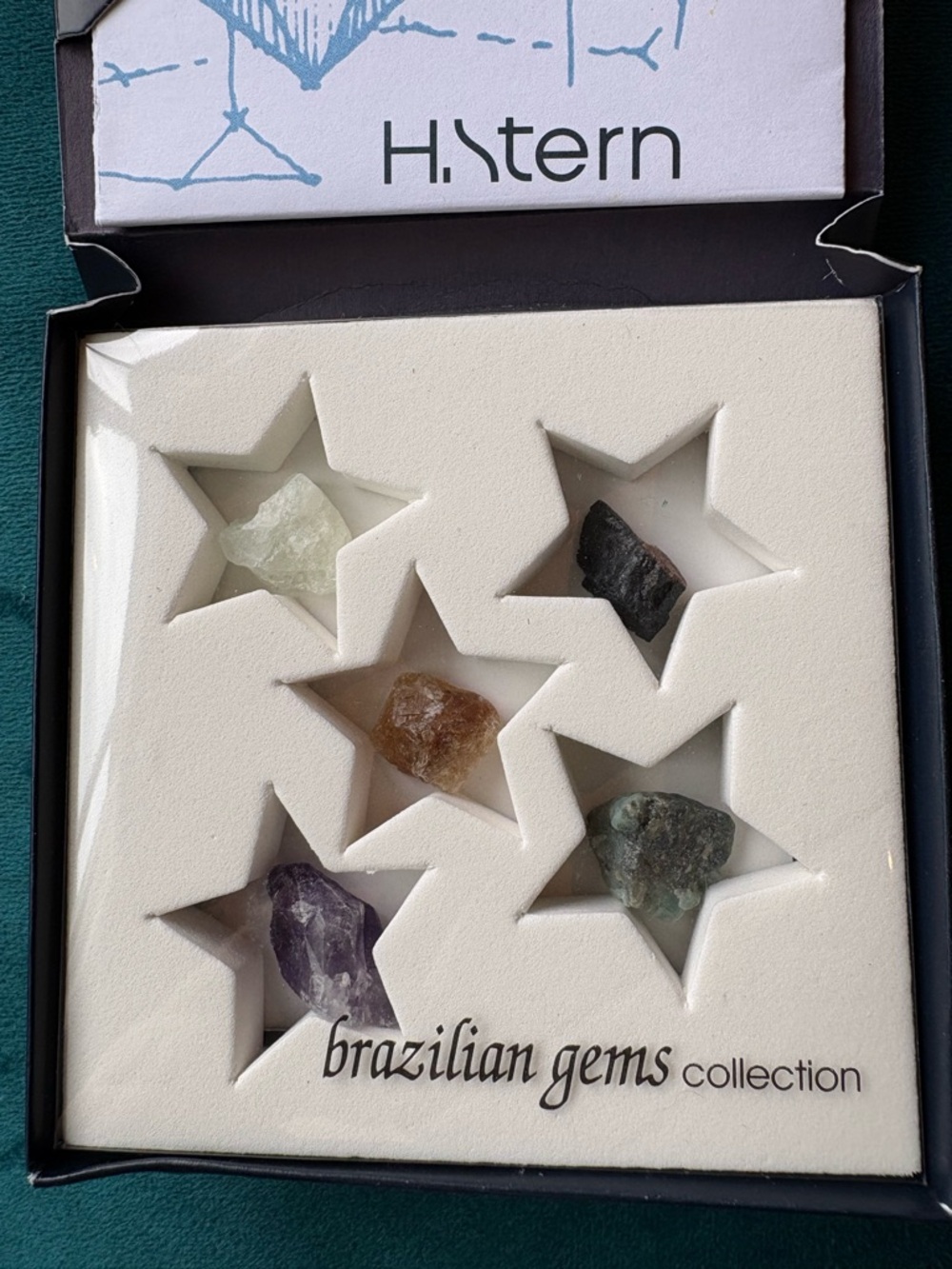 💎 H.Stern Star Gem Collection with Five Raw Gem Stars - NWOT